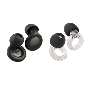Pack Jour & Nuit QUIET : bouchons d'oreilles Quiet Sommeil noirs pour la nuit et Quiet Social transparents pour la journée