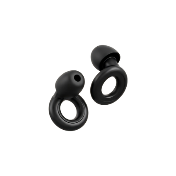 Bouchons d'oreilles pour enfants Quiet Kids noirs, embouts en silicone souple dès la taille XS