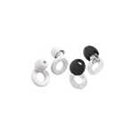 Pack Famille QUIET : bouchons d'oreilles Quiet Kids blancs pour enfants et Quiet Social transparents pour les parents