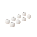 Embouts de rechange Quiet blancs - silicone souple, lot XS/S/M/L