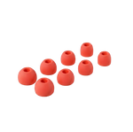 Embouts de rechange Quiet rouges - silicone souple, lot XS/S/M/L