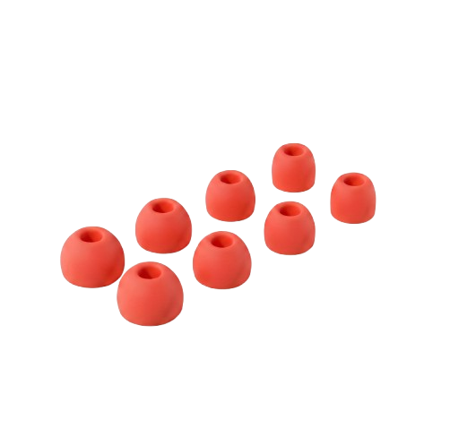 Embouts de rechange Quiet rouges - silicone souple, lot XS/S/M/L