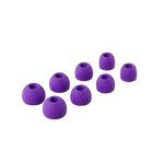 Embouts de rechange Quiet violets - silicone souple, lot XS/S/M/L