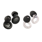 Pack Jour & Nuit QUIET : bouchons d'oreilles Quiet Sommeil noirs pour la nuit et Quiet Social transparents pour la journée