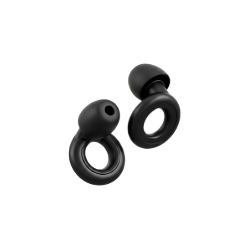Bouchons d'oreilles pour enfants Quiet Kids noirs, embouts en silicone souple dès la taille XS
