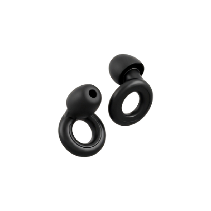 Bouchons d'oreilles pour enfants Quiet Kids noirs, embouts en silicone souple dès la taille XS