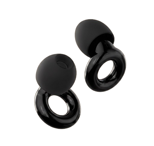 Bouchons d'oreilles Quiet Social noirs - réduction du bruit ambiant pour la vie sociale