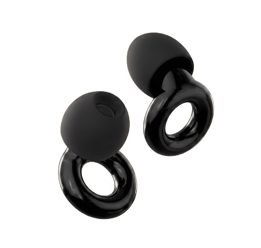 Bouchons d'oreilles Quiet Social noirs - réduction du bruit ambiant pour la vie sociale