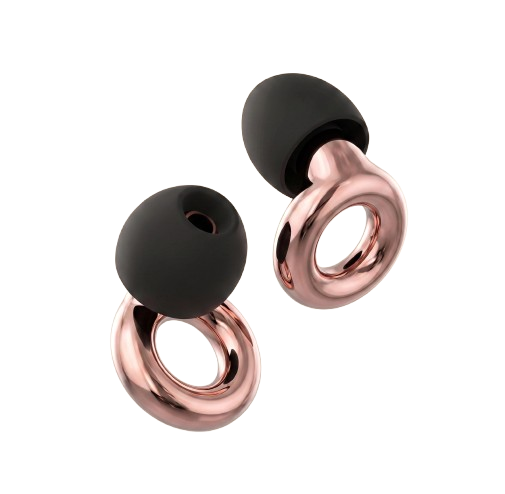 Bouchons d'oreilles Quiet Social roses - réduction du bruit ambiant pour la vie sociale
