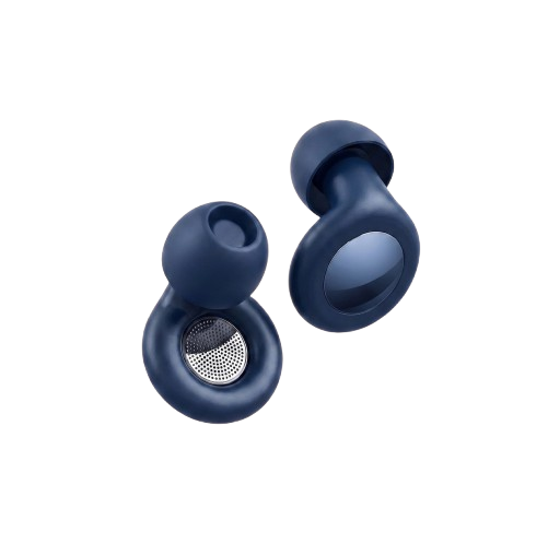 Bouchons d'oreilles Quiet Sommeil bleus pour dormir, même sur le côté