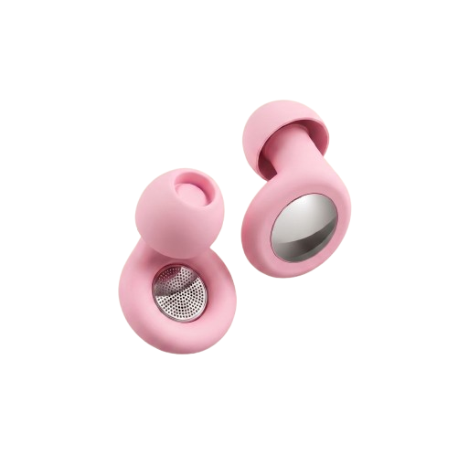 Bouchons d'oreilles Quiet Sommeil roses pour dormir, même sur le côté
