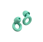 Bouchons d'oreilles pour enfants Quiet Kids verts, embouts en silicone souple dès la taille XS